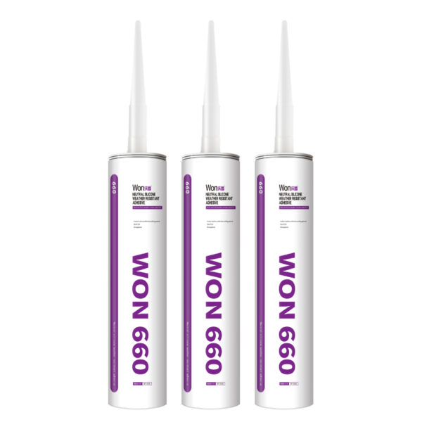 Alcohol Neutral Silicone Weather Resistant Adhesive Won 660